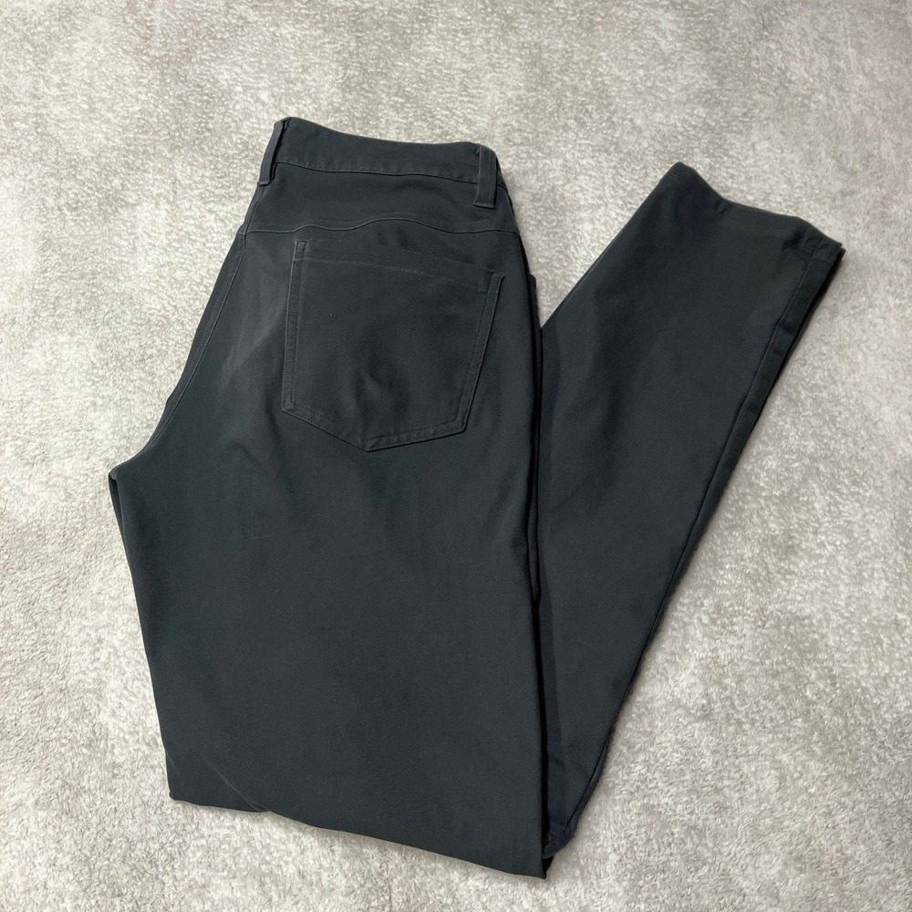 Lululemon ABC Pant Slim Warpstreme Charcoal Gray LM5ADAS Mens 30
